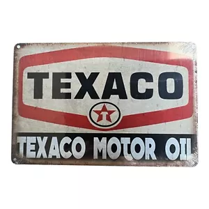 TEXACO OIL Sign Metal Vintage-Style Garage Car Man-Cave She-Shed NEW OZ SELLER - Bild 1 von 4