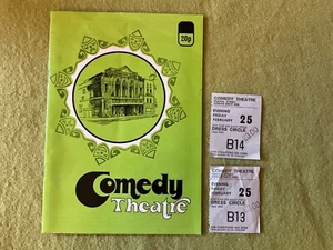OTHERWISE ENGAGED THEATRE PROGRAM & TICKETS 1976 AT THE COMEDY THEATRE - Picture 1 of 3