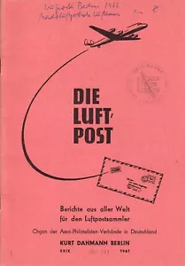 23118/ Aero Philatelisten Club - Die Luftpost – November 1961 - Picture 1 of 1