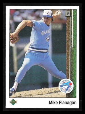 Mike Flanagan 1989 Upper Deck #385  Toronto Blue Jays - Image 1 of 2