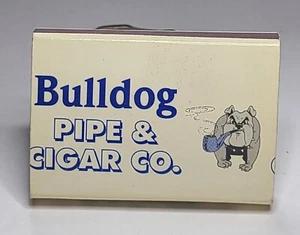 BULLDOG PIPE & CIGAR CO VINTAGE MATCHBOX COEUR D'ALENE IDAHO FULL MATCHBOOK  - Picture 1 of 5