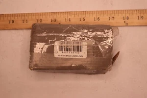 (3-Pk) Door Hinge Brass US26D 3.5" - Picture 1 of 3