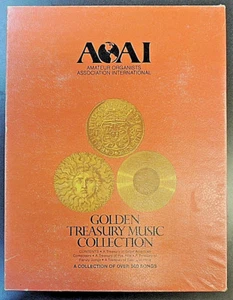 4 BK Boxed Set: Golden Treasury Music Collection AOAI Organist Songs Organ Music - Foto 1 di 8