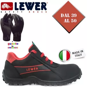 scarpa da lavoro antinfortunistica LEWER DP1N MADE IN ITALY S3 COOL JOB 49 50 - Photo 1/8