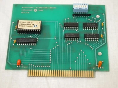 Vintage 1983 Micro-MRP EEPROM 3.0 8-Bit ISA Card for IBM PC/XT - Image 1 of 3