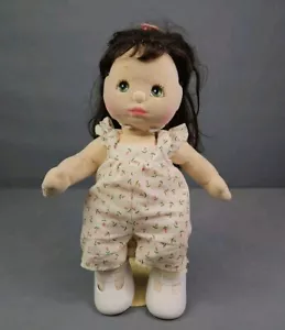 Vintage 1985 Mattel My Child Doll Original Outfit Long Brunette Hair Green Eyes - Picture 1 of 24