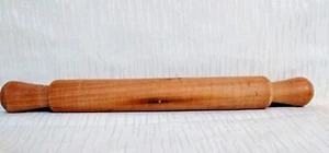New Wooden Rolling Pin Pizza Dough Roller Kitchen Baking Tool With Two Handles - Picture 1 of 6