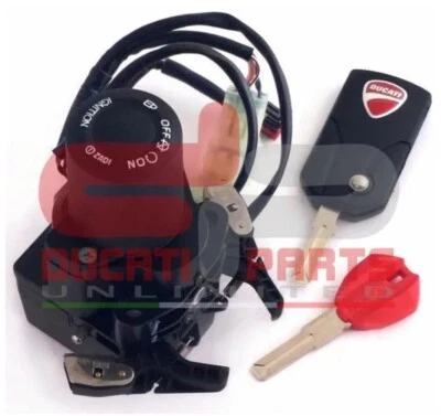 DUCATI MULTISTRADA or DIAVEL 1200 GEN1 HANDS FREE IGNITION 1 FOB 1 RED KEY - Image 1 of 2