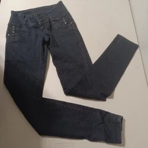 Degree Jeans Damen schwarz Größe 11 Button Fly schön - Bild 1 von 6