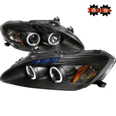 For  00-03 Honda S2000 S2K Halo Projector Headlights LED Black Housing  - Image 1 of 4