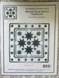Denim Star Quilt Sampler by Design Collection Designed by Linda Bird Chart - Picture 1 of 2