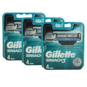 12 Gillette Mach3 Rasierklingen 3 x 4er Klingen Ersatzklingen Herrenklingen Set - Bild 1 von 1