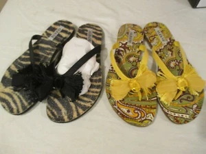 Alfani DANIELLA Flip Flop Sandal Women's Sz 6 M Choose Color Black or Yellow NEW - Picture 1 of 9