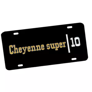 Placa de aluminio diseño emblema de camión Cheyenne Super 10 1973-1976 - Imagen 1 de 2