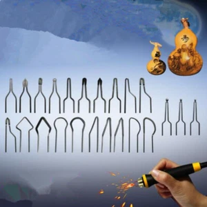 23pcs 1mm Chromium Nickel Alloy Pyrography Machine Wire High Impedance Nib Tips - Picture 1 of 8