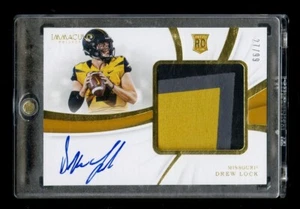 Panini Immaculate 110 2019 bloqueo RPA parche de tres colores autógrafo de novato automático - Imagen 1 de 2