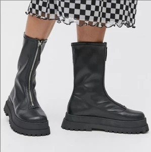 Urban outfitters UO Zola Zip Platform Boot Mujer Talla 8 - Imagen 1 de 5