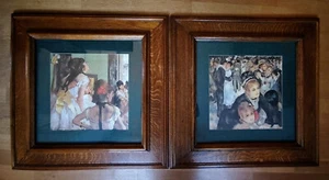 2 Bilderrahmen Holz massiv und schwer 69x69cm Motiv Renoir & Degas - Bild 1 von 12