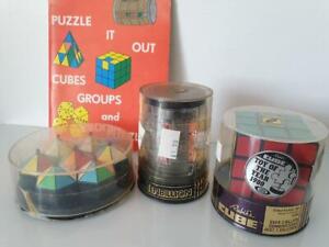 NOS 1980s Ideal Rubiks Cube/Nintendo Ten Billion Barrel Masudaya Circus 7 & Book