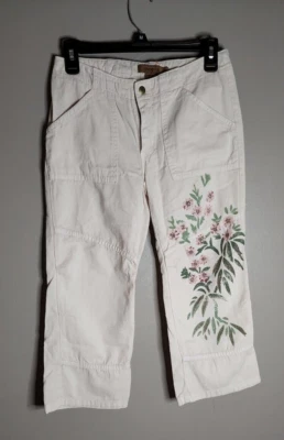 Arden B Women's Painted Floral Pants Size 0 - Image 1 of 4