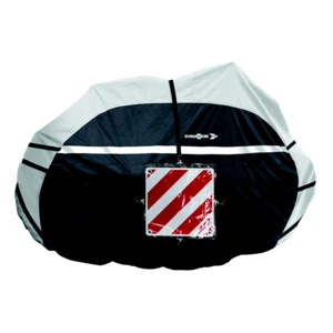 Brunner Fahrradabdeckung Fahrradträger Anhängerkupplung Bike Cover Tower Bar 2 Fahrräder Grau - Bild 1 von 4