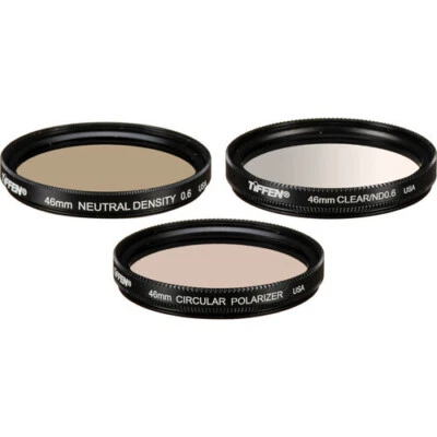 Tiffen 46mm Digital Light Control Filter Kit ND6, Grad ND6 & Circular Polarizing - Image 1 of 4