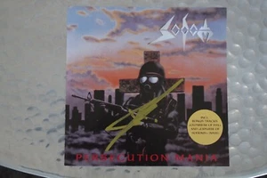 Sodom - Persecution Mania CD Album signed / autograph / signiert - Bild 1 von 2