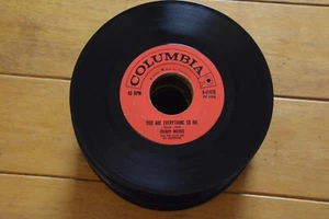JOHNNY MATHIS "YOU ARE EVERYTHING TO ME" 45 RPM 7" RECORD COLUMBIA [4B3-33] - Picture 1 of 4