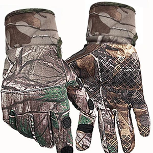 Outdoor Camouflage Hunting Gloves Anti-slip Full Finger Gloves Autumn Winter - Picture 1 of 4