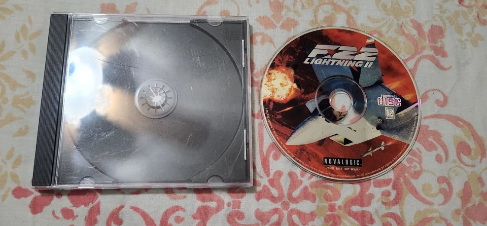 F-22 Lightning II 2 Air Combat PC CD-ROM NovaLogic 1996 Windows 95 Fast Shipping - Image 1 of 1