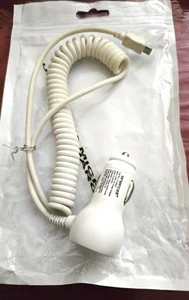 Android Micro USB Auto Ladegerät mit erweiterbarem Kabel - Weiß - Bild 1 von 1