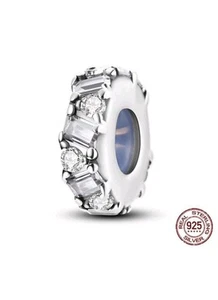 Charm Anhänger für Pandora Armband 925 Silber Ring Perlen Smaragd - Bild 1 von 1