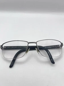 OGA Eyeglasses Frames Only Morel GN080 Gunmetal/Black Half Rim France 58[]18 140 - Picture 1 of 6