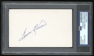 Harmon Killebrew PSA DNA Signed Index Card Autograph Auto HOF ENCAPSULATED - Image 1 of 2
