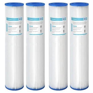 20" x 4.5" Big Blue Whole House Sediment Water Filter Replacement Cartridges - Picture 1 of 12