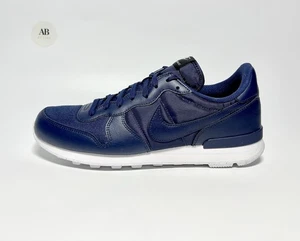 Nike Internationalist ID Waffle Premium Leather Navy Blue White UK Size 9 EUR 44 - Bild 1 von 14