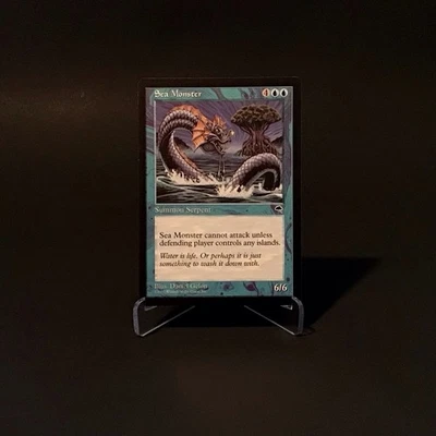 Magic: The Gathering Sea Monster MTG Tempest Vintage 1997 LP - Image 1 of 2
