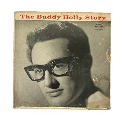 The BUDDY HOLLY Story Vinyl Record LP G-/F Coral CRL 757279 Pop Rock Rockabilly Foto 1 de 4
