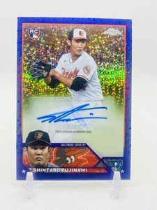 2023 Topps Chrome Refractor Shintaro Fujinami RC Auto /299 Orioles MLB - Picture 1 of 2