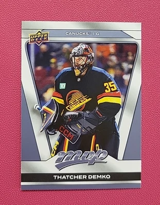 Thatcher Demko - Vancouver Canucks - 2025-26 UD MVP Hockey - Short Print SP #210 - Image 1 of 2