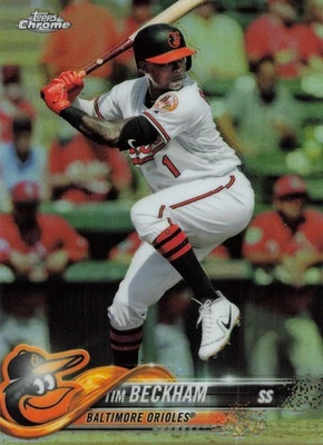 2018 Topps Chrome #3 Tim Beckham Refractor - Image 1 of 2