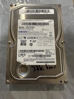 Samsung (SATA) 3.5" Desktop Internal HD 160GB 7.2K 8MB 3Gb/s HDD, HD161HJ - Image 1 of 3