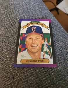 1989 Donruss Baseball Carlton Fisk Diamond Kings #7 Chicago White Sox - Picture 1 of 2