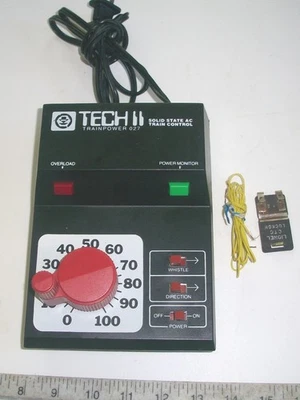MRC TECH ll TrainPower AC 027 Lionel MTH AF Marx O S TRAIN CONTROL TRANSFORMER - Image 1 of 4