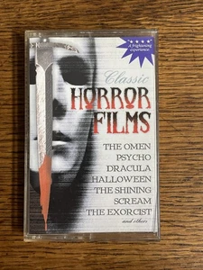 Classic Horror Films Music Cassette Tape Omen Halloween Psycho Exorcist Shining  - Bild 1 von 4