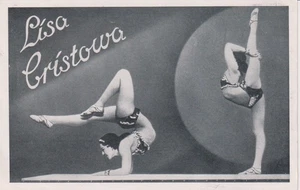 Altes Foto Variete Unterhaltung Artistik  LISA  CRISTOWA Flyer - Bild 1 von 1