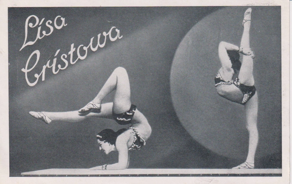 Altes Foto Variete Unterhaltung Artistik  LISA  CRISTOWA Flyer - Bild 1 von 1