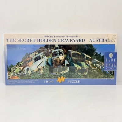 Secret Holden Graveyard Puzzle Blue Opal 1998 Phil Gray NEW SEALED Tears To Wrap - image 1 of 4