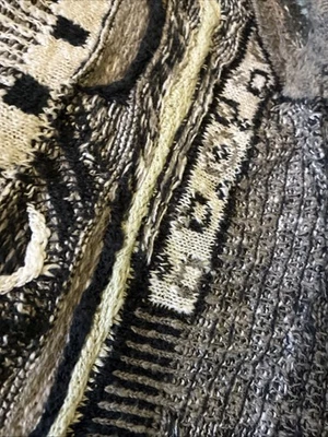 Suéter Pulôver Masculino Vintage COOGI Chunky M Australia 74095 Linho Algodão 3D - Imagem 1 de 4