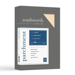 Papel especial pergamino 894C cobre 24 lb. 8 1/2 x 11 500/Caja - Imagen 1 de 3